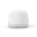 Ein weißer, kuppelförmiger Keramik-Vorfilter mit Dichtungsring, der als erste Stufe in Wasserfiltersystemen von Lotus Vita dient.